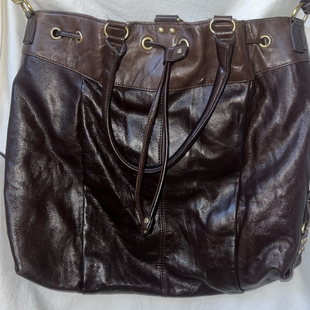BCBGMAXAZRIA Brown Leather Bag